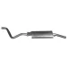 Глушитель задн часть VW: GOLF I 74-84, GOLF I Cabriolet 79-83, SCIROCCO 74-80, SCIROCCO 80-83