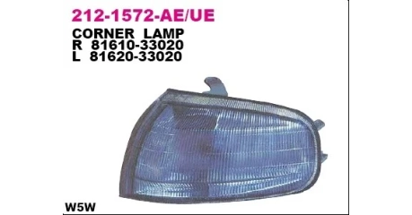 Фонарь указателя поворота лев TOYOTA: CAMRY 92-95