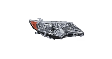 Фара прав TOYOTA CAMRY (XV50), 12 - 14 HYBRID/LE/XLE, (12-), механический, хром, H11/HB3, SAE (USA TYPE), с лампами накаливания