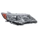 Фара прав TOYOTA CAMRY (XV50), 12 - 14 HYBRID/LE/XLE, (12-), механический, хром, H11/HB3, SAE (USA TYPE), с лампами накаливания