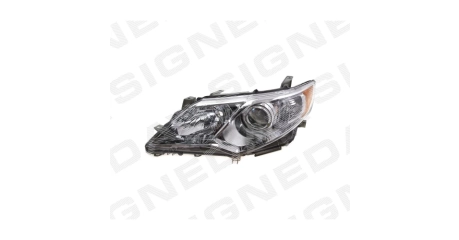 Фара лев TOYOTA CAMRY (XV50), 12 - 14 HYBRID/LE/XLE, (12-), механический, хром, H11/HB3, SAE (USA TYPE), с лампами накаливания
