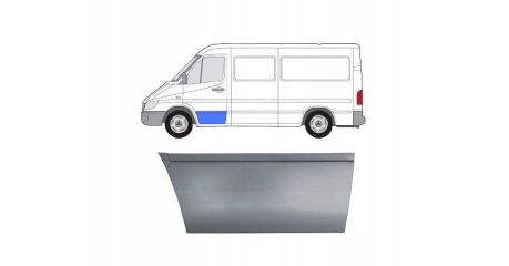 VW LT 96-06 Панель пер. Дв. Ниж. Часть L 30см (Дания)