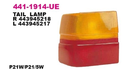 Фонарь задний лев AUDI: 100 83-90