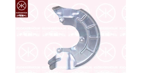 Кожух тормозного диска передн лев VW Polo (9N),(6R) 02-17, UP, 11-16, FOX, 04-11, SKODA: ROOMSTER, 06-15, RAPID (I), 13-20, FABIA (I,II), 99-14, SEAT: TOLEDO (IV), 12-, IBIZ