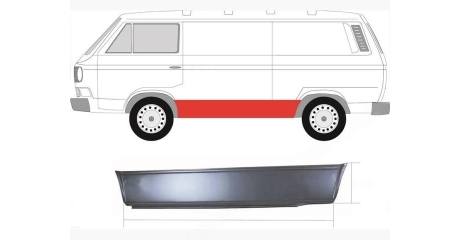 Панель ремонтная лев TRANSPORTER Т3 79-90