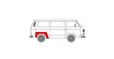 Арка крыла задн прав VW: TRANSPORTER Т3 79-90