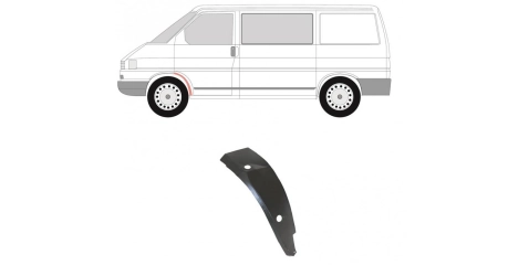 Арка крыла перед лев (внутр часть) VW TRANSPORTER T4 (07/1990-04/1996)