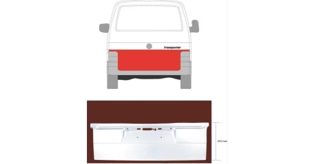 Панель ремонтная крышки багажника (нижняя часть) VW: TRANSPORTER Т4 90-03 Дания