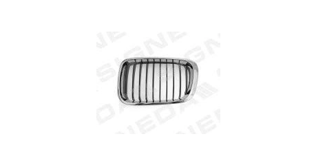BMW-3 (Е-46) 98-01 Решетка рад-ра черн.с хром L