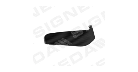 Chevrolet Malibu  16-19 Решетка в бампер. R ( черн. мат. без/отв. текстура.)
