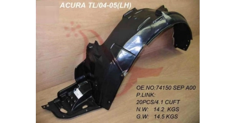 Подкрылок лев ACURA: TL 04-05