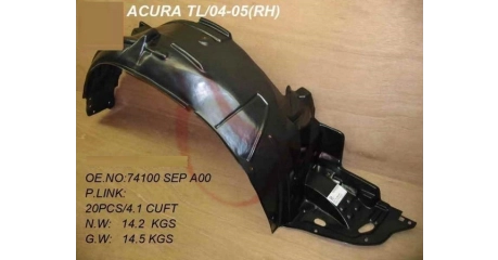Подкрылок прав ACURA: TL 04-05