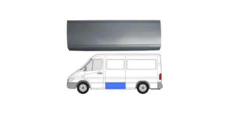 VW LT 96-06 Панель бок. L  40 cm.