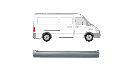 VW LT 96-06 Порог под раздв. Дверь ( Польша )