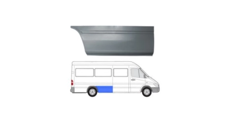 VW LT 96-06 Передняя часть зад. арки R ( дл.база/2900см)