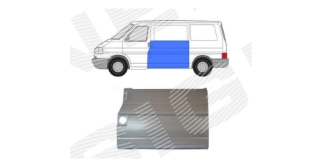 Панель кузова левый боковая 95 cm к окну VW: T4 90-03 (ОЦИНКОВАНО!) (Страна производства: Польша)