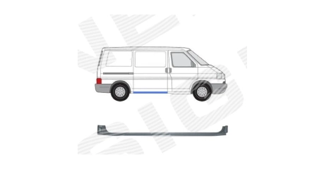 VW Transporter T4 90-96 Порог R под раздвижную дверь Польша