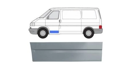 Панель кузова дверь низкий лев VW: T4 90-03 (ОЦИНКОВАНО!) (Страна производства: Польша)