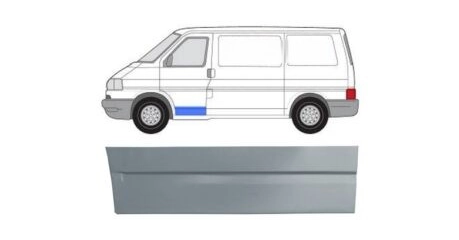 VW Transporter T4 90-96 Панель пер. дв. ниж. часть L