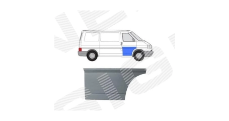 Панель кузова дверь перед высокий прав VW: T4 90-03 (ОЦИНКОВАНО!) (Страна производства: Польша)
