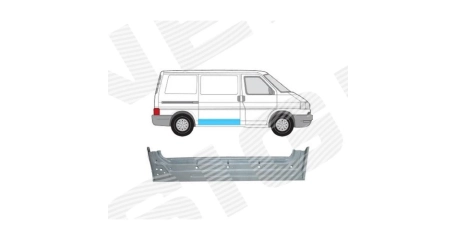 Панель кузова корыто дверь боковая VW: T4 90-03 (ОЦИНКОВАНО!) (Страна производства: Польша)