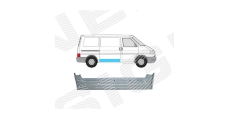 Панель кузова корыто дверь боковая VW: T4 90-03 (ОЦИНКОВАНО!) (Страна производства: Польша)