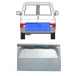 VW Transporter T4 90-96 Панель зад дв. ниж часть L 43 cm (Польша)