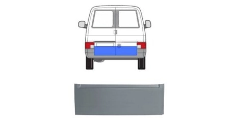 VW Transporter T4 90-96 Панель зад дв. ниж часть L 24 cm (Польша)
