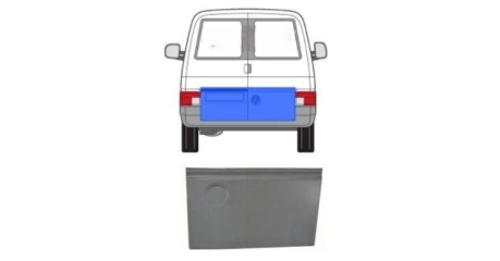 Панель кузова ремонтная задн двери 43 cm прав VW: T4 90-03 (ОЦИНКОВАНО!) (Страна производства: Польша)