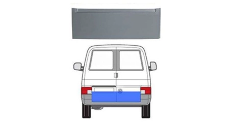 VW Transporter T4 90-96 Панель зад дв. ниж часть R 24 cm (Польша)