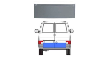 VW Transporter T4 90-96 Панель зад дв. ниж часть R 24 cm (Польша)