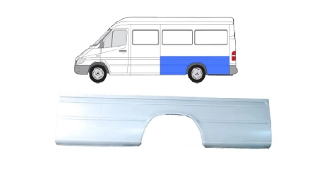 VW LT 96-06 Задняя арка L 1/2 длин-я база 2900мм.