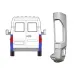 VW LT 96-06 Задний угол под фонарь 1/2 высокий  R
