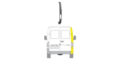 VW LT 96-06 Задний угол под фонарь R (До Крыши)