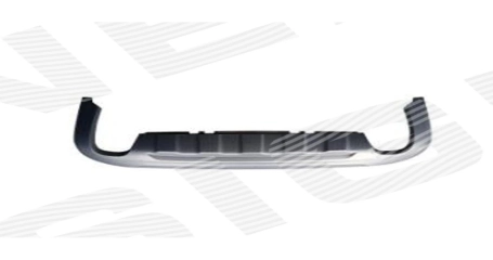 Накладка бампера задн серебр грунтованная VOLVO: S60 11-
