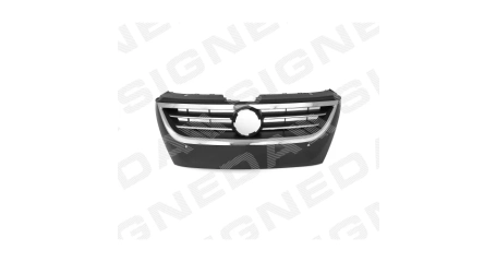 VW Passat CC  09-11 Решетка рад-ра .( хром рам. отв/п-парктр.грунт .тем.серая )