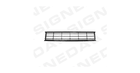 VW Passat (B7)  11-14  Решетка в бампер центр (с черн.молдинг)